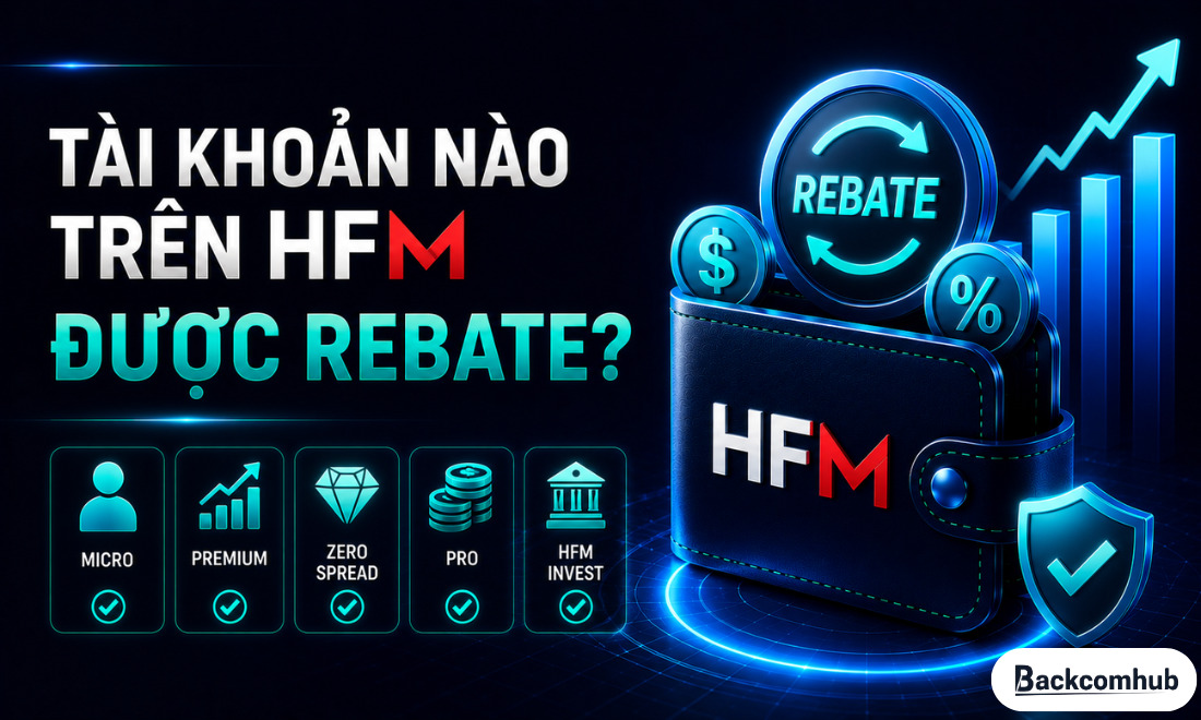 Tài khoản nào trên HFM được rebate?