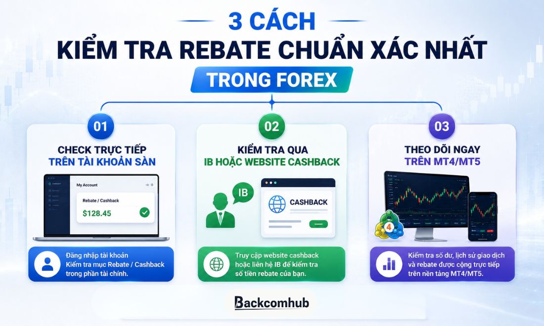 3 cách check tiền hoàn phí đã về tài khoản chưa dành cho dân chơi ngoại hối 