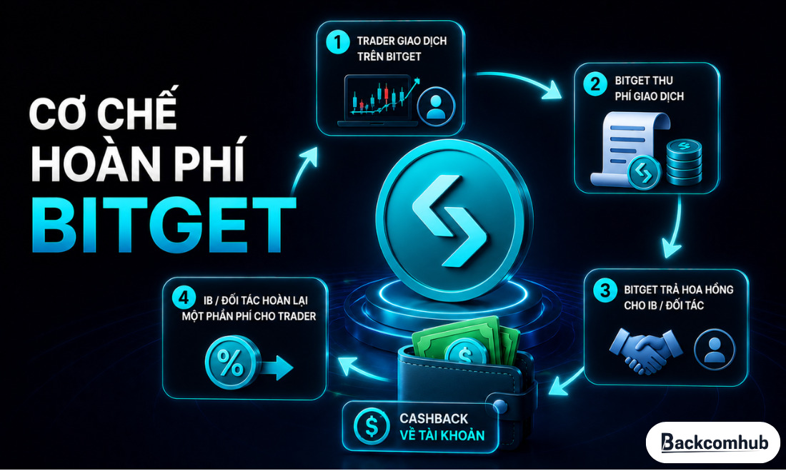 Cơ chế hoàn phí Bitget hoạt động ra sao?