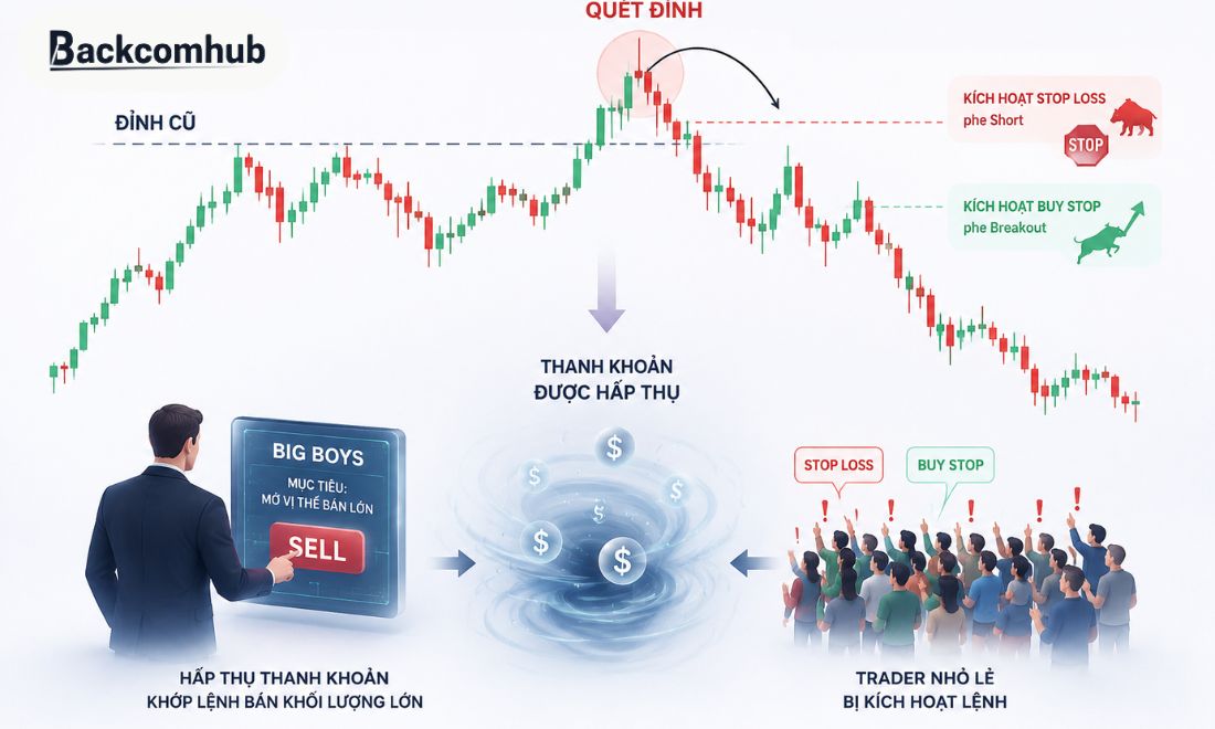 Bản chất thật sự của hiện tượng giá quét đỉnh 