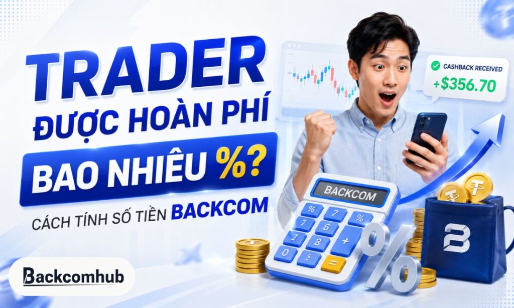 Trader được hoàn phí bao nhiêu %? Cách tính số tiền backcom chuẩn