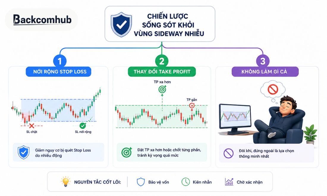 Cách sống sót trước vùng sideway nhiễu 