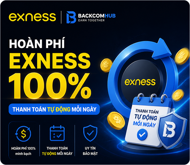 Hoàn phí IC Markets 100% tại Backcomhub