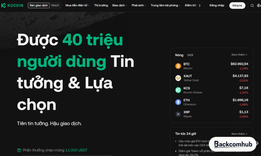 Kucoin là một trong số những giao dịch crypto không cho phép đổi ref trực tiếp trên tài khoản cũ 