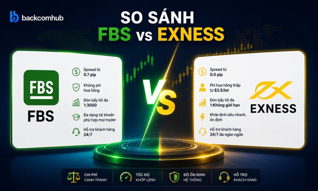 So sánh FBS vs Exness: Broker nào phù hợp với bạn năm 2026? So sánh FBS vs Exness: Broker nào phù hợp với bạn năm 2026?
