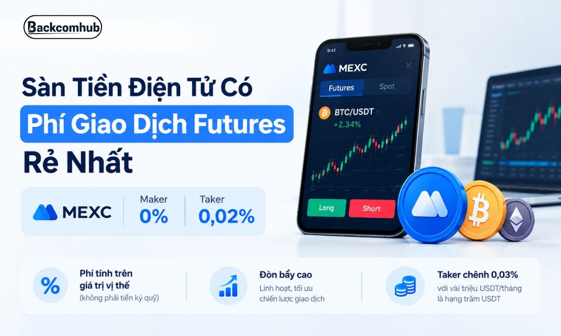 Mexc tiếp tục là sàn giao dịch crypto có phí futures rẻ nhất 