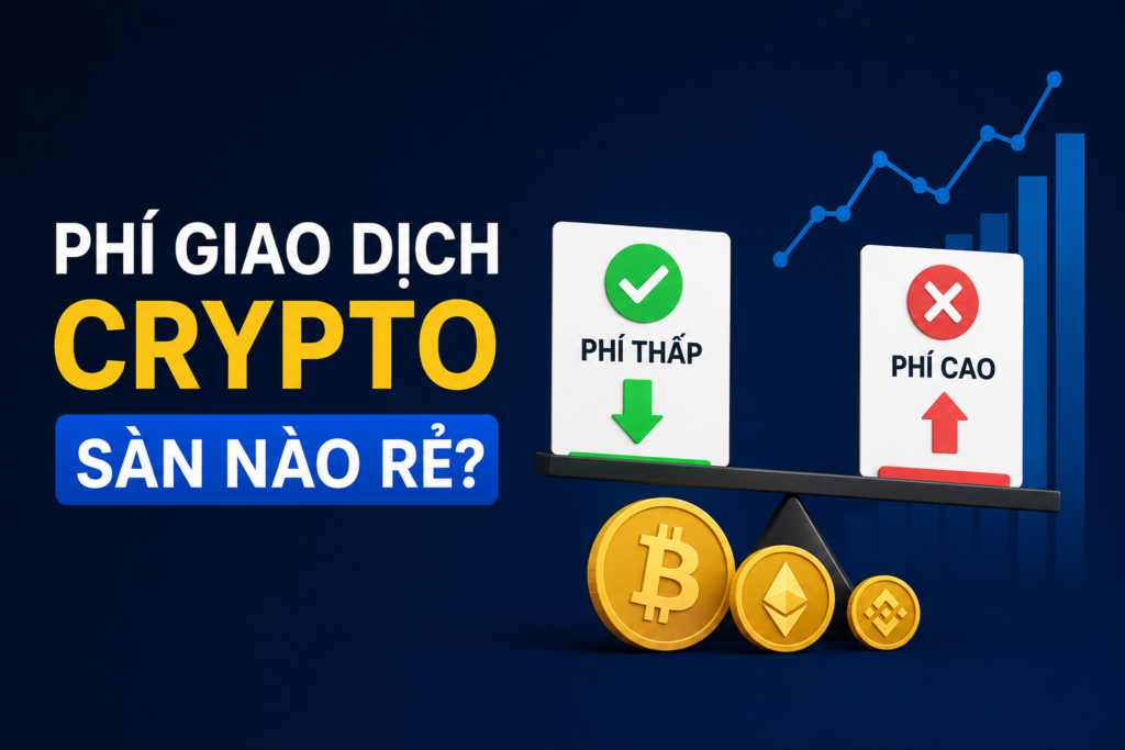 Phí giao dịch Crypto sàn nào rẻ? So sánh chi tiết Binance, OKX, Bybit, Bitget và BingX năm 2026 Phí giao dịch Crypto sàn nào rẻ? So sánh chi tiết Binance, OKX, Bybit, Bitget và BingX năm 2026