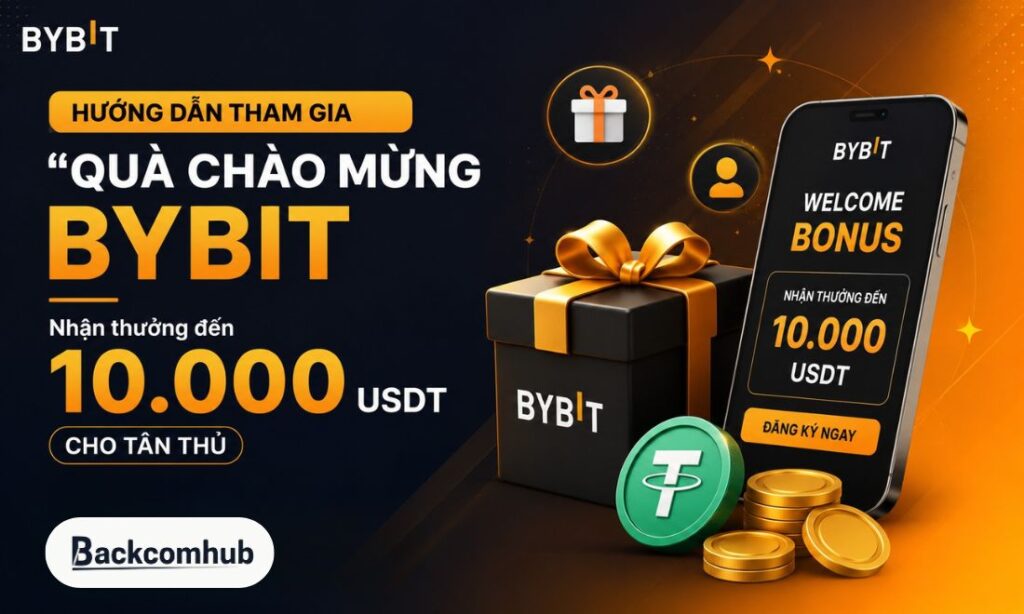 Hướng Dẫn Tham Gia "Quà Chào Mừng Bybit": Nhận Thưởng Đến 10.000 USDT Cho Tân Thủ