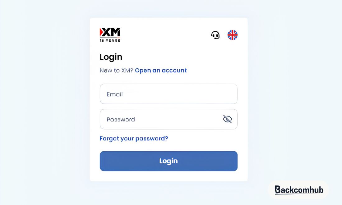 Đăng nhập vào tài khoản XM cũ 