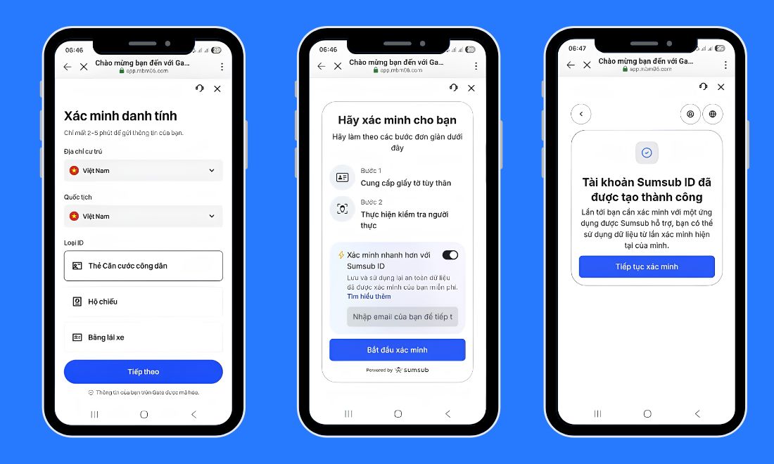 Các bước KYC cho tài khoản Gate mới 