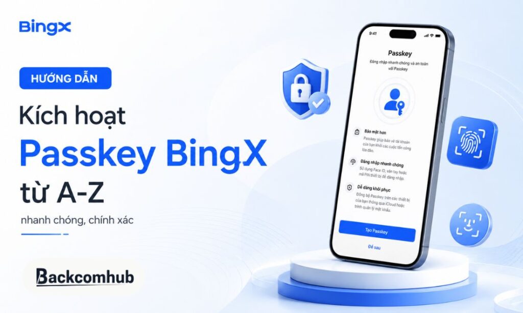 Hướng dẫn Kích hoạt Passkey BingX từ A-Z nhanh chóng, chính xác