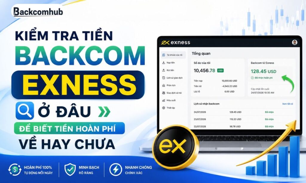 Kiểm Tra Tiền Backcom Exness Ở Đâu Để Biết Tiền Hoàn Phí Về Hay Chưa