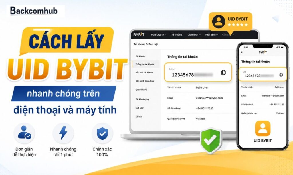Cách lấy UID Bybit nhanh chóng trên điện thoại và máy tính Cách lấy UID Bybit nhanh chóng trên điện thoại và máy tính