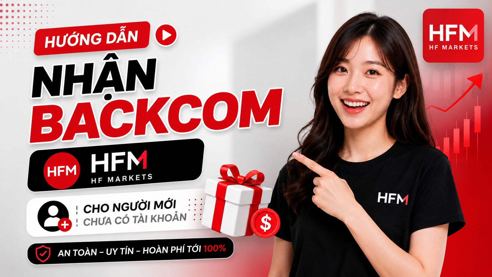 Video hướng dẫn nhận backcom HFM cho người mới chưa có tài khoản 