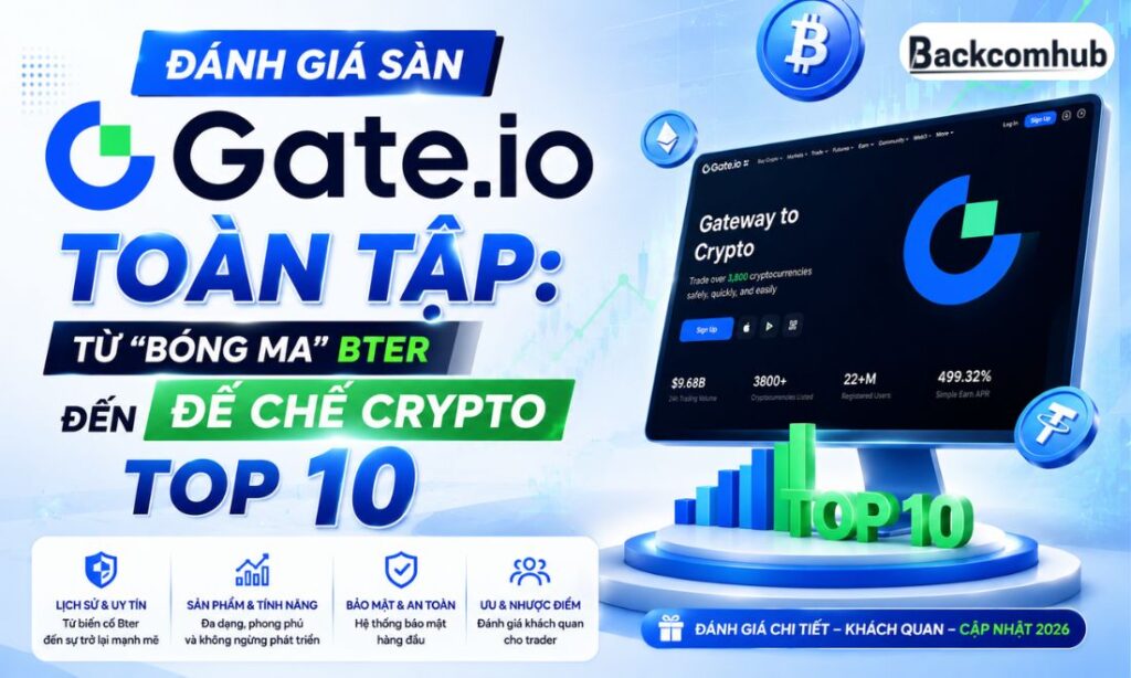 Đánh Giá Sàn Gate.io Toàn Tập: Từ "Bóng Ma" Bter Đến Đế Chế Crypto Top 10