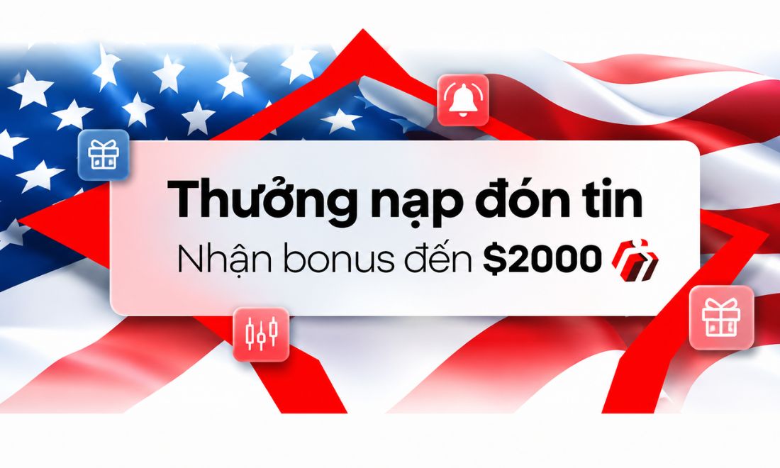 "Thưởng nạp đón tin - Nhận bonus đến 2000$" là một trong những chương trình khuyến mãi mà sàn XTB tổ chức cho người dùng của mình 