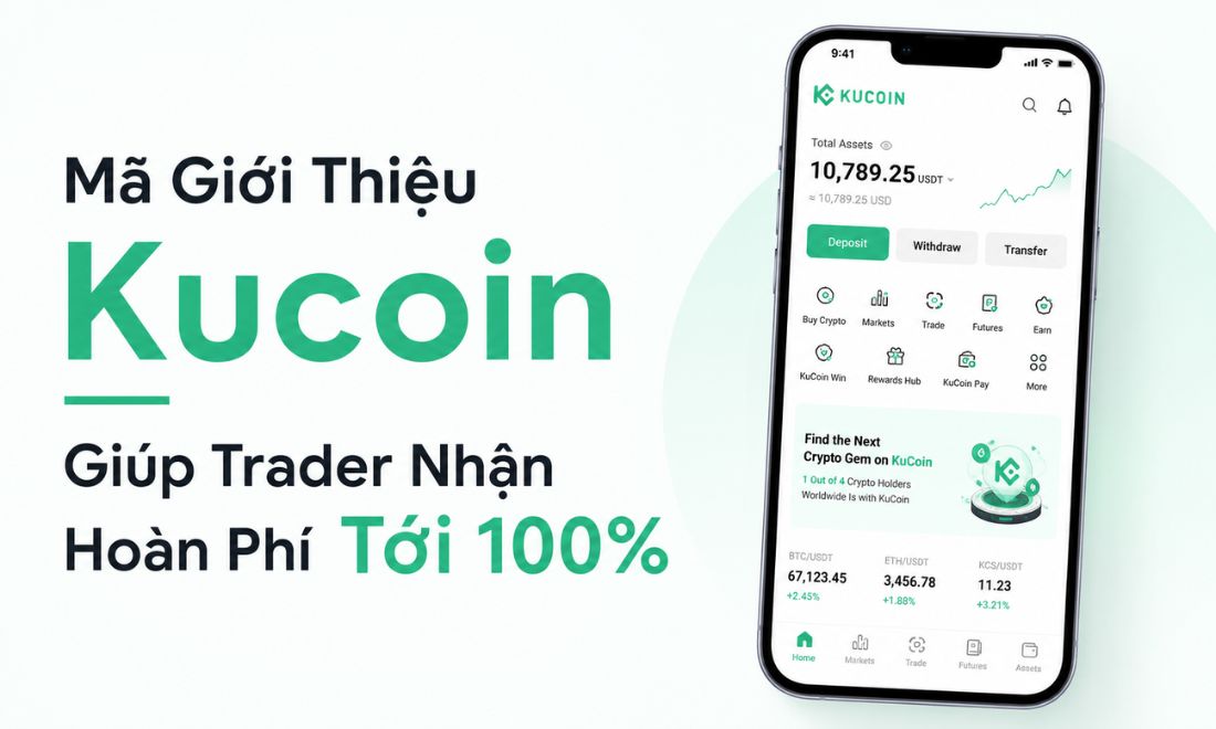 Mã Giới Thiệu Kucoin Giúp Trader Nhận Hoàn Phí Tới 100%