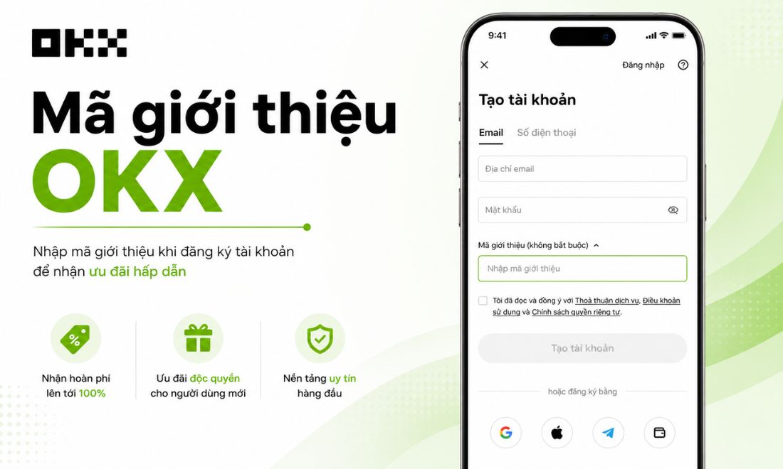 Mã giới thiệu OKX là cách gọi khác của mã ref, mã IB, mã đối tác hay referral ID.
