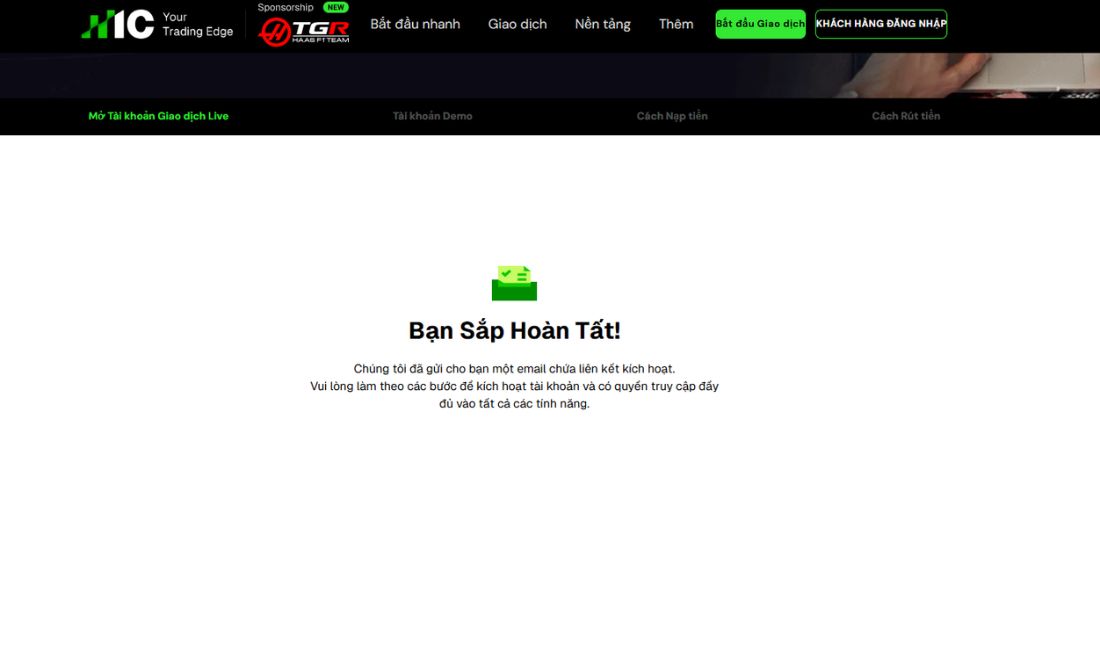 Nhấn nút "Gửi đi"