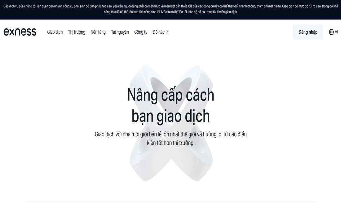 Để điền mã giới thiệu Exness, trước tiên trader cần truy cập vào website hay app của Exness
