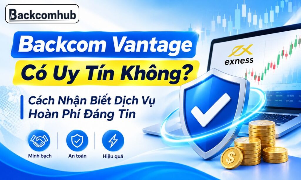 Backcom Vantage Có Uy Tín Không? Cách Nhận Biết Dịch Vụ Hoàn Phí Đáng Tin