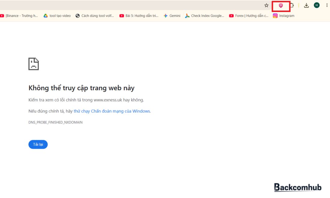 Bấm vào biểu tượng Urban VPN Proxy