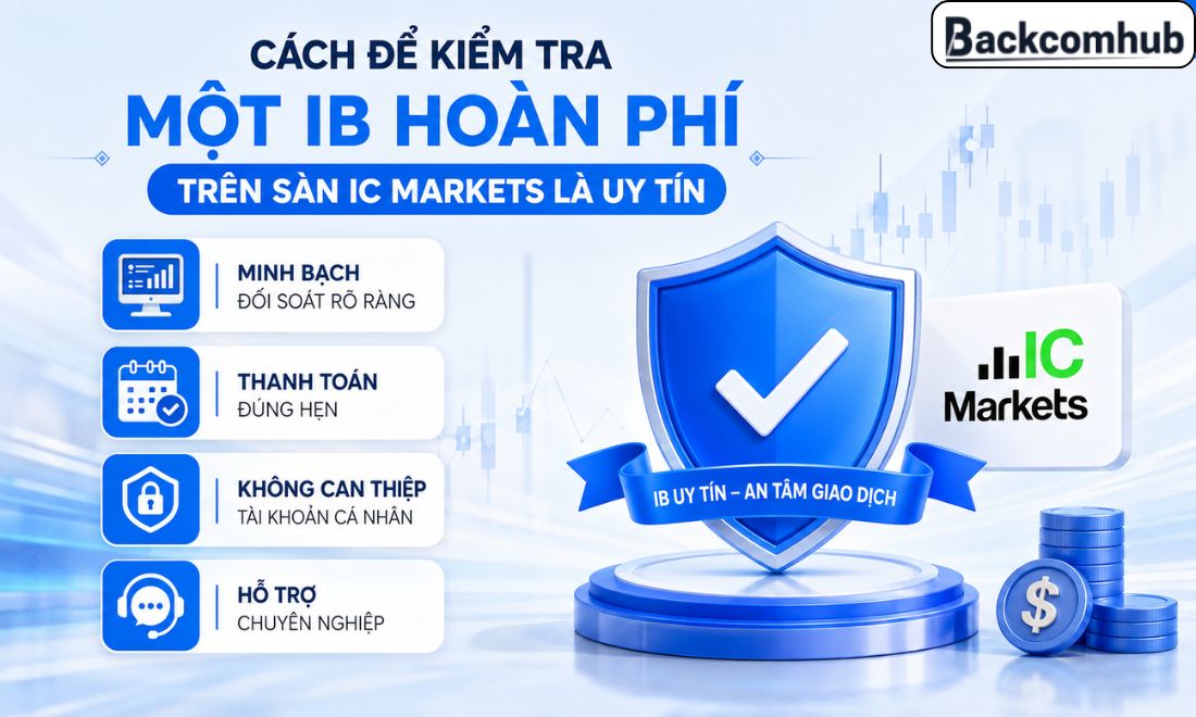 Các cách giúp nhà đầu tư kiểm tra xem IB hỗ trợ hoàn phí trên sàn ICMarkets có thực sự uy tín hay không 