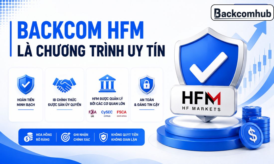 Backcom HFM là chương trình uy tín, đáng để nhà đầu tư tham gia nhằm nhận lại một phần tiền phí giao dịch mà sàn thu 