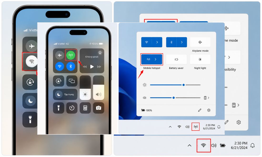 Ngắt kết nối WiFi