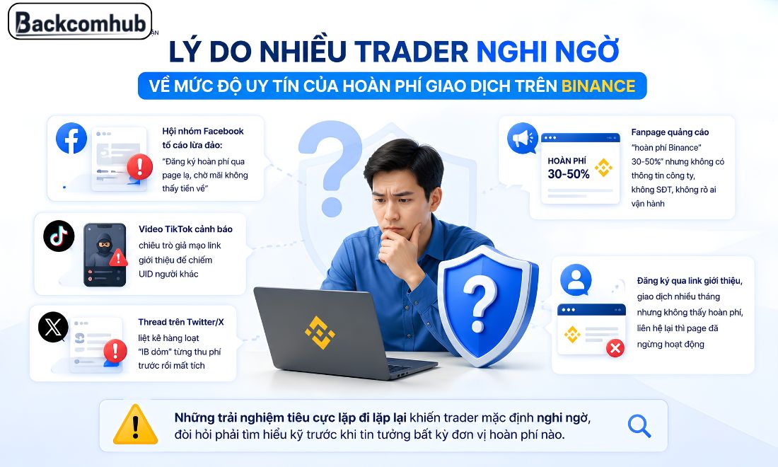 Lý do nhiều nhà đầu tư nghi ngờ về chương trình hoàn phí giao dịch trên sàn Binance