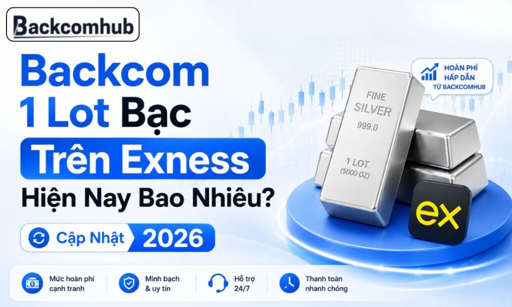 Backcom 1 Lot Bạc Trên Exness Hiện Nay Bao Nhiêu? Cập Nhật 2026