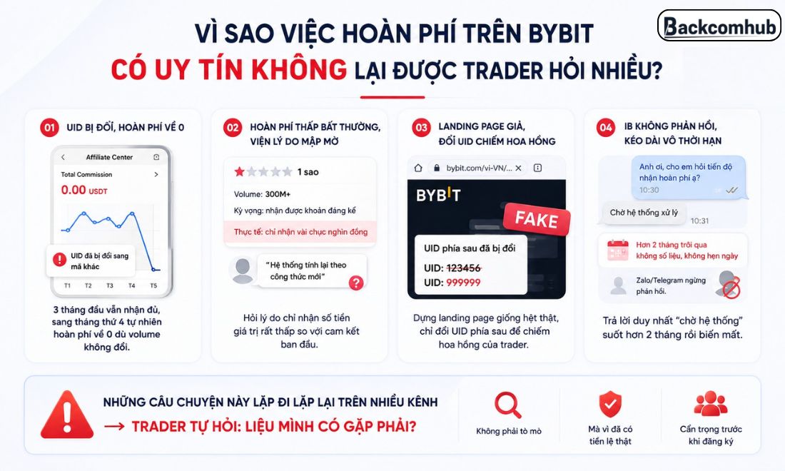 Lý do việc hoàn phí giao dịch trên sàn Bybit có uy tín không lại được các nhà đầu tư thắc mắc nhiều 