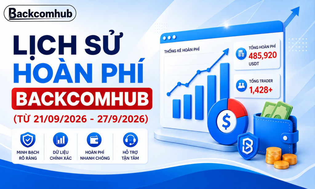 Lịch sử hoàn phí Backcomhub (Từ 21/09/2026 - 27/09/2026)
