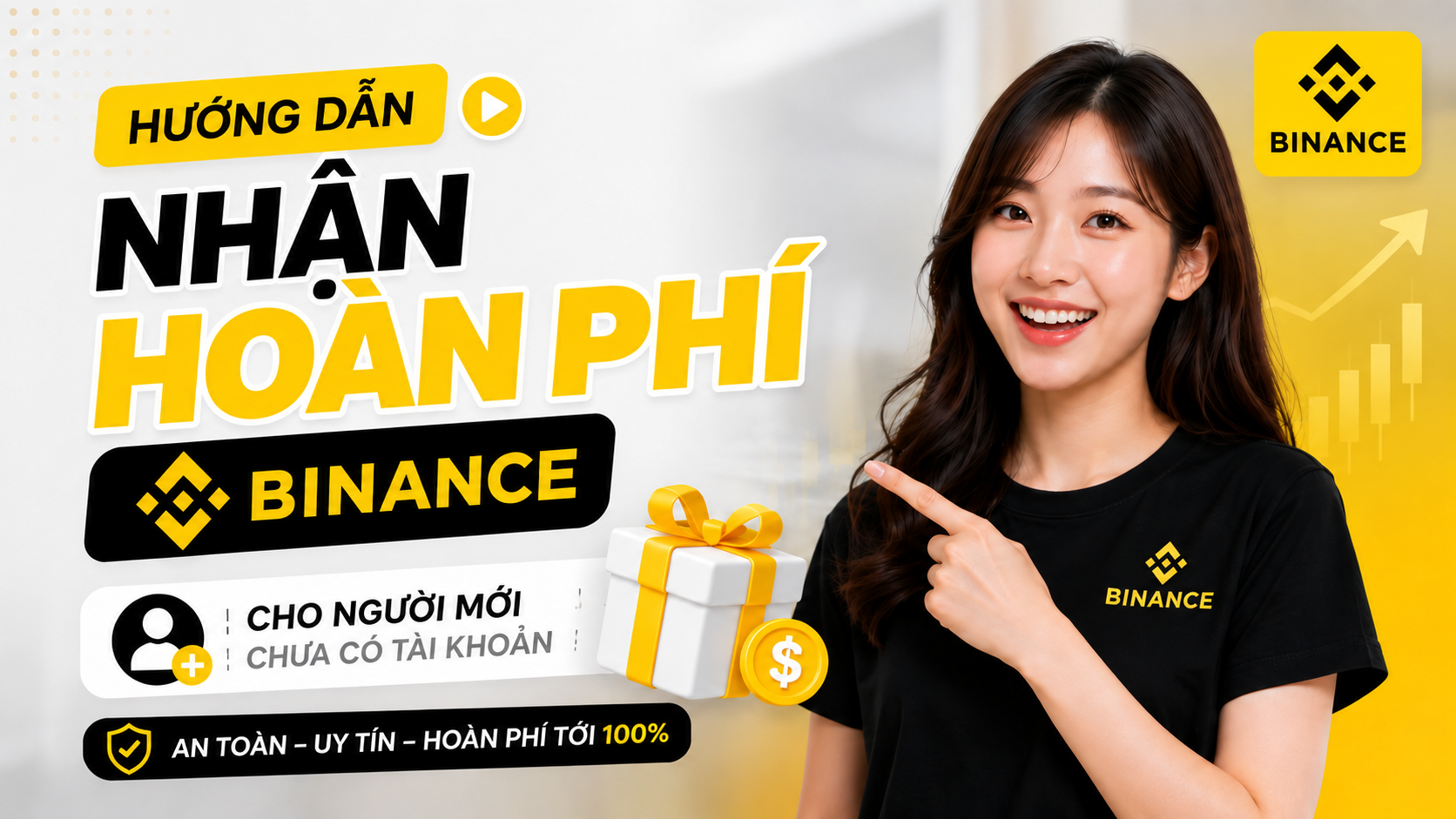 Video hướng dẫn nhận hoàn phí giao dịch Binance khi chưa có tài khoản 
