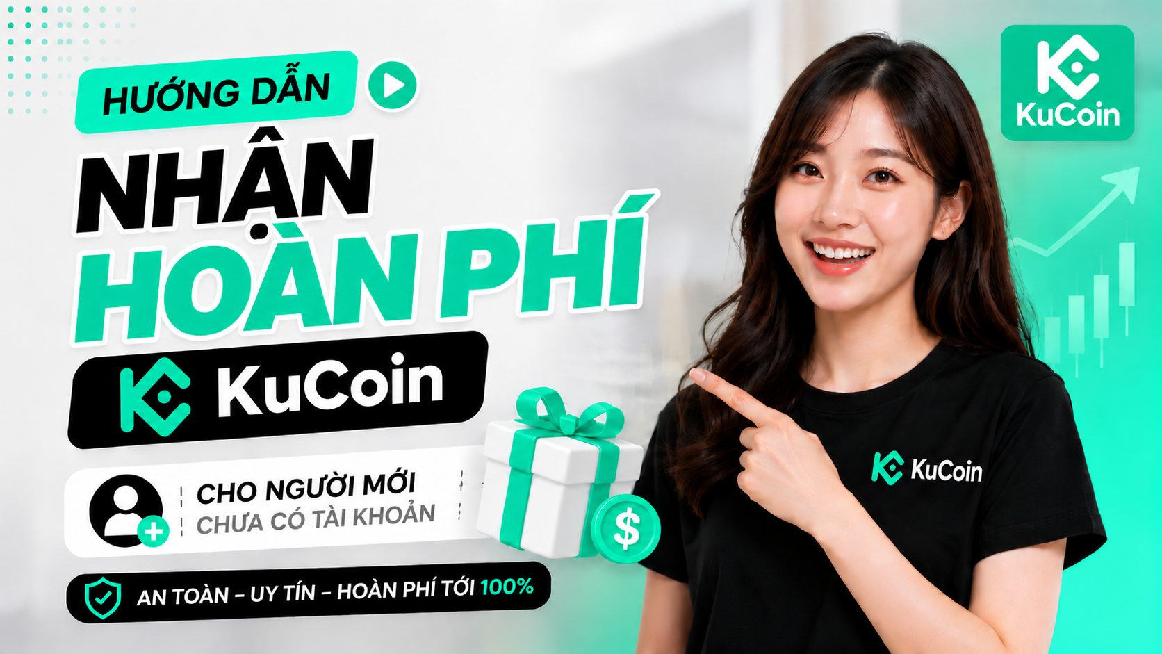 Video hướng dẫn cách nhận hoàn phí Kucoin cho người chưa có tài khoản 