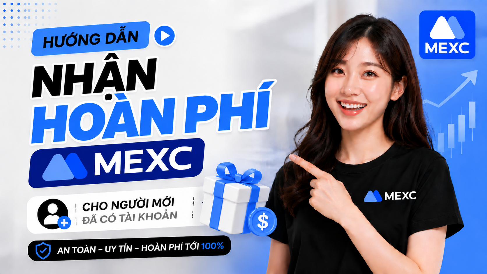 Video hướng dẫn nhận hoàn phí Mexc khi đã có tài khoản từ trước 