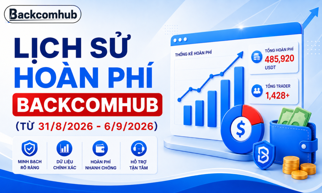 Lịch sử hoàn phí Backcomhub (Từ 31/8/2026 - 6/9/2026)