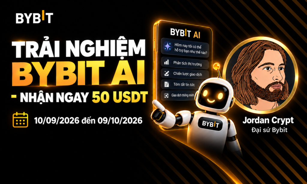 Bybit AI Chính Thức Ra Mắt: Trải Nghiệm Ngay Để Nhận 50 USDT