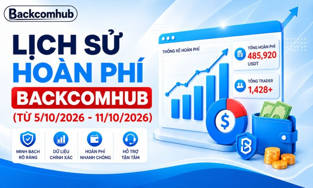Lịch sử hoàn phí Backcomhub (Từ 05/10/2026 - 11/10/2026)