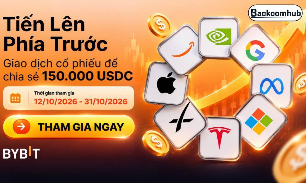 “Tiến Lên Phía Trước” Bybit: Giao Dịch Cổ Phiếu Để Cùng Nhận Tới 150.000 USDC