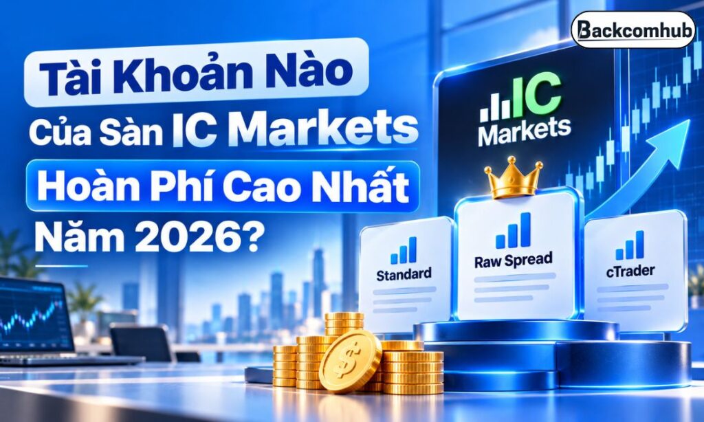 Tài Khoản Nào Của Sàn IC Markets Hoàn Phí Cao Nhất Năm 2026?